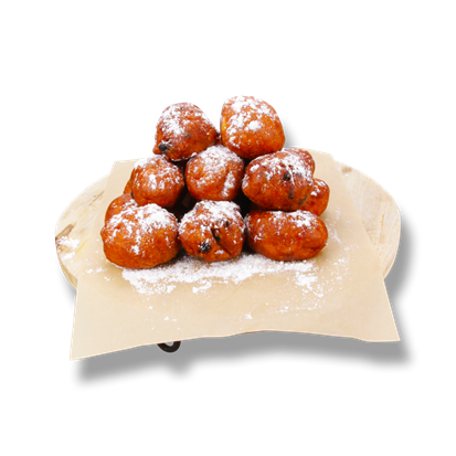 Oliebollen “krenten”  10 Stuks € 15,75