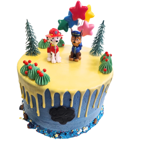 3D Kindertaart “Paw Patrol” 12 Pers € 49,50
